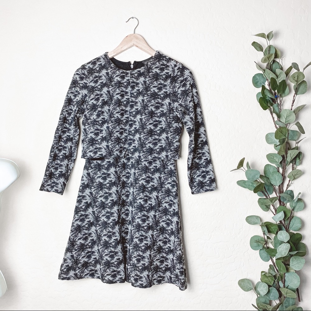 Topshop Black White Dress Size 6